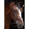 KL Select Italia Foxwell Hunt Bridle -Prestige Store 111104 06 KL Foxwell.Hunt .Bridle Brown Front