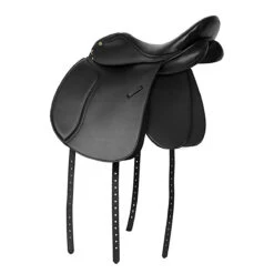 HDR Vegan-X Dressage Saddle -Prestige Store 24173 JPC Vegan.X.Dressage.Saddle Black Back