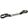 Walsh Curb Chain With Leather Ends -Prestige Store 8107 Walsh Curb.Chain .with .Leather.Ends
