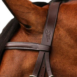 Equiline Scott Stewart Hunter Bridle -Prestige Store BJ150 EQline Scott.Stewart.Hunter.Bridle Brown Logo