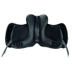 Bates Wide Dressage+ Saddle With HART -Prestige Store B WIDE DR panel Blk