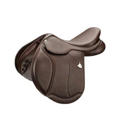 Bates Caprilli Close Contact+ Saddle With HART -Prestige Store Bates Caprilli.CC.Classic.Saddle Cls.Brn .Luxe StanFlap.RearFB