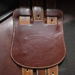 Bates Caprilli 16 1/2" Used Close Contact Saddle -Prestige Store C1219 Bates Caprilli 16.5in Med Xchangeable Reg Brwn 02