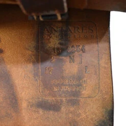 Antares Jump 17" Used Close Contact Saddle -Prestige Store C1356 Antares Jump 17in Reg.Tree 2N.Flap Brown 01