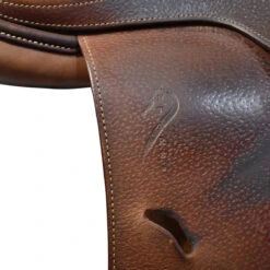 Antares Jump 17" Used Close Contact Saddle -Prestige Store C1356 Antares Jump 17in Reg.Tree 2N.Flap Brown 06