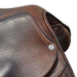 Antares Jump 17" Used Close Contact Saddle -Prestige Store C1356 Antares Jump 17in Reg.Tree 2N.Flap Brown 07