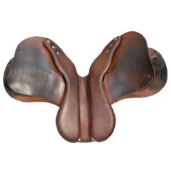 Antares Jump 17" Used Close Contact Saddle -Prestige Store C1356 Antares Jump 17in Reg.Tree 2N.Flap Brown 17