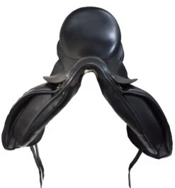 Hulseboss WB4 17.5" Narrow Used Dressage Saddle -Prestige Store D614front