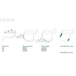 Equiline American Hunter Jumping Saddle -Prestige Store Equiline Saddle Size.Guide