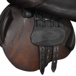 Equiline Scott Stewart 17" Used Close Contact Saddle -Prestige Store Equiline Scott.Stewart 17in Wide Standard 2 T Foam Brwn 10