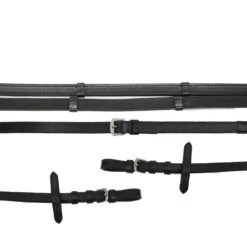 Prestige Store -Prestige Store Halter.Ego Flat.Leather.Rubber.Lined .Reins .W.Stops Black 1