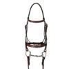 Huntley Equestrian Classic Fancy Stitched Hunter Bridle With Reins -Prestige Store Huntley.Equestrian Classic.Fancy .Stitched.Bridle.With .Reins Brown Front