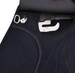 WintecLite Pony All Purpose D'Lux Saddle With HART -Prestige Store WL PonyAllPurpose Dlux stirrupBar blk