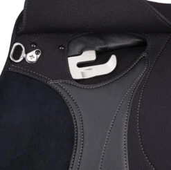 WintecLite Pony All Purpose Saddle With HART -Prestige Store WL PonyAllPurpose stirrupBar Blk