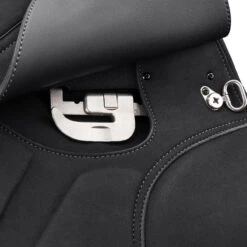 Wintec Isabell Dressage Saddle With HART -Prestige Store W Isabell AdjustableStirrupBar Blk
