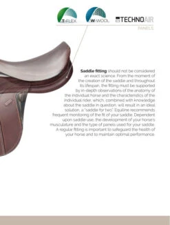 Equiline American Hunter Jumping Saddle -Prestige Store inside saddle B 01